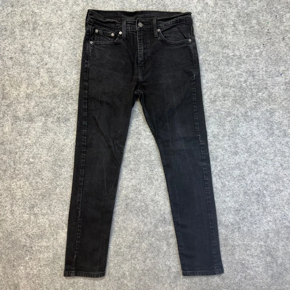 Lot of 3 Levi's 510 511 Skinny Jeans Mens 30x30 Black Blue Gray Denim Work Pants